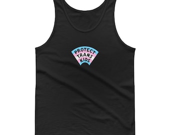 Protect Trans Kids Tank Top (30% of profits donated to TGI Justice Project)