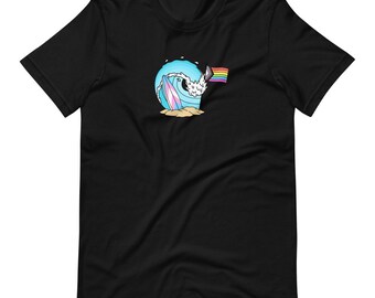 Surfer Wave LGBTQIA+ T-Shirt