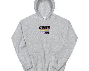 Queer Joy Hoodie (30% of the proceeds donated - see description for more info)