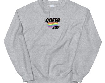 Queer Joy Sweatshirt (30% of proceeds donated - see description for more info)