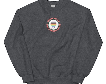 Sushi Rolls, Not Gender Roles Sweatshirt (LGBTQIA Flag)