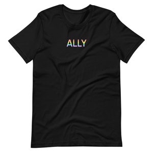 Rainbow LGBTQIA+ Ally T-Shirt (30% of proceeds donated to MPJI)