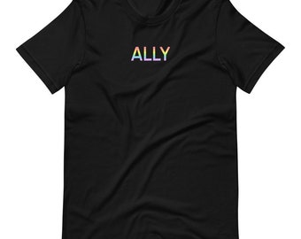 Rainbow LGBTQIA+ Ally T-Shirt (30% of proceeds donated to MPJI)