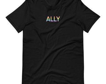 Rainbow LGBTQIA+ Ally T-Shirt (30% of proceeds donated to MPJI)