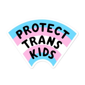 PROTECT TRANS KIDS Sticker (80% of proceeds donated to Trans Justice Funding Project)