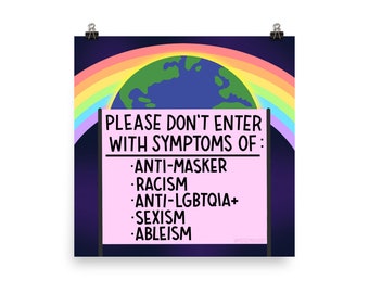 Please Don't Enter Print (Matte Finish)