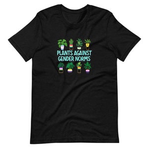 Plants Against Gender Norms T-Shirt image 3