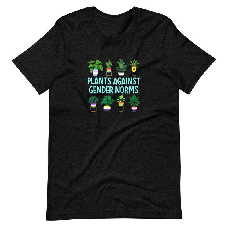 Plants Against Gender Norms T-Shirt image 3