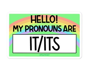 IT/ITS Name-tag Sticker