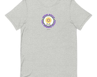 Sushi Rolls, Not Gender Roles T-Shirt (Intersex Flag)