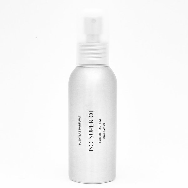 ISO SUPER 01 (iso e super) fragrance by Scentlab Parfums 100ml Lightweight Aluminium