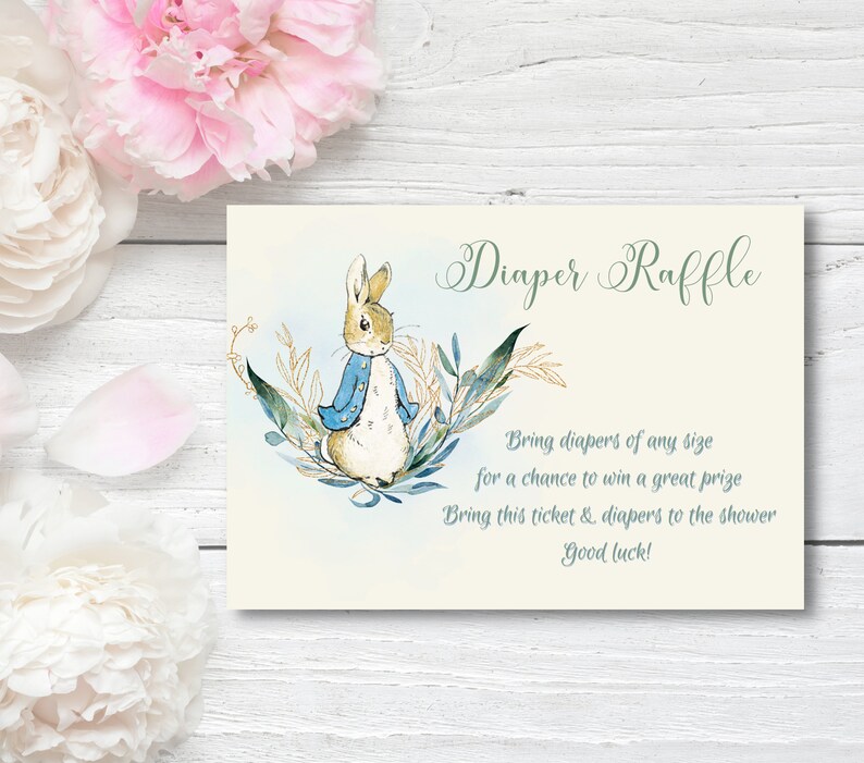 Peter Rabbit Baby Shower Invitation Vintage Peter Rabbit Etsy