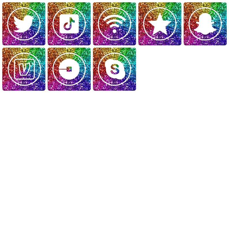Rainbow Instagram Stories Instagram Highlights Instagram Captions Rainbow Glitter Instagram Icons Digital Instant Download Drawing Illustration Art Collectibles Peakprod Ro