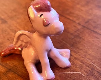 Hagen Renaker * repaired * Fantasia Disney Pink Pegasus Baby - rare!