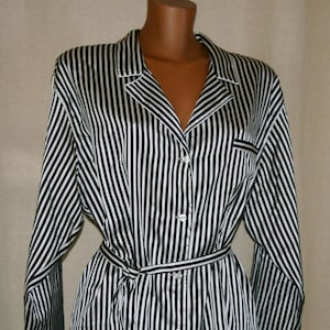 Vintage 80s ITALIAN striped pajamas, Lingerie Woman, Size large, Lingerie, Honeymoon