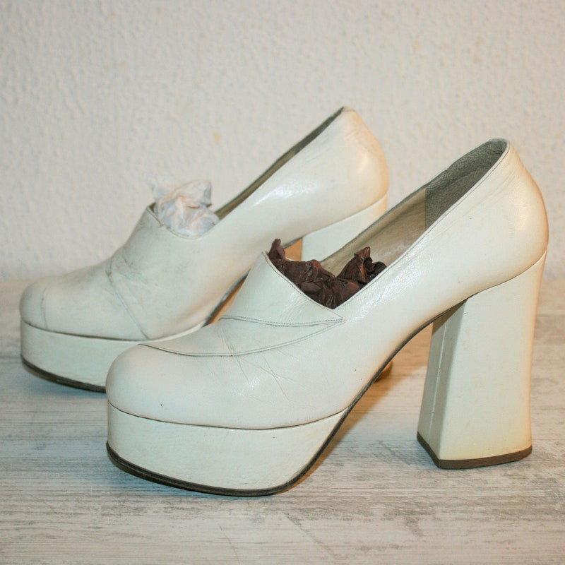 plateau stiefel 70er herren