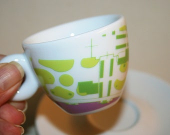ILLY Espresso cups 51st International Art Exhibition the Venice Biennale - ESPRESSO CUP + Saucer Signed - Collectible mugs -gift for her