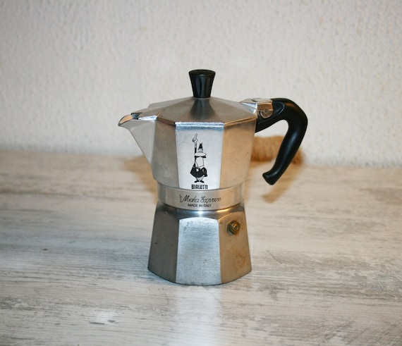 Italian Stove Top Espresso Maker,mocha Pot,espresso Percolator,vintage  Italian Espresso ,A. Bialetti Crusinallo Stovetop Moka Express, 