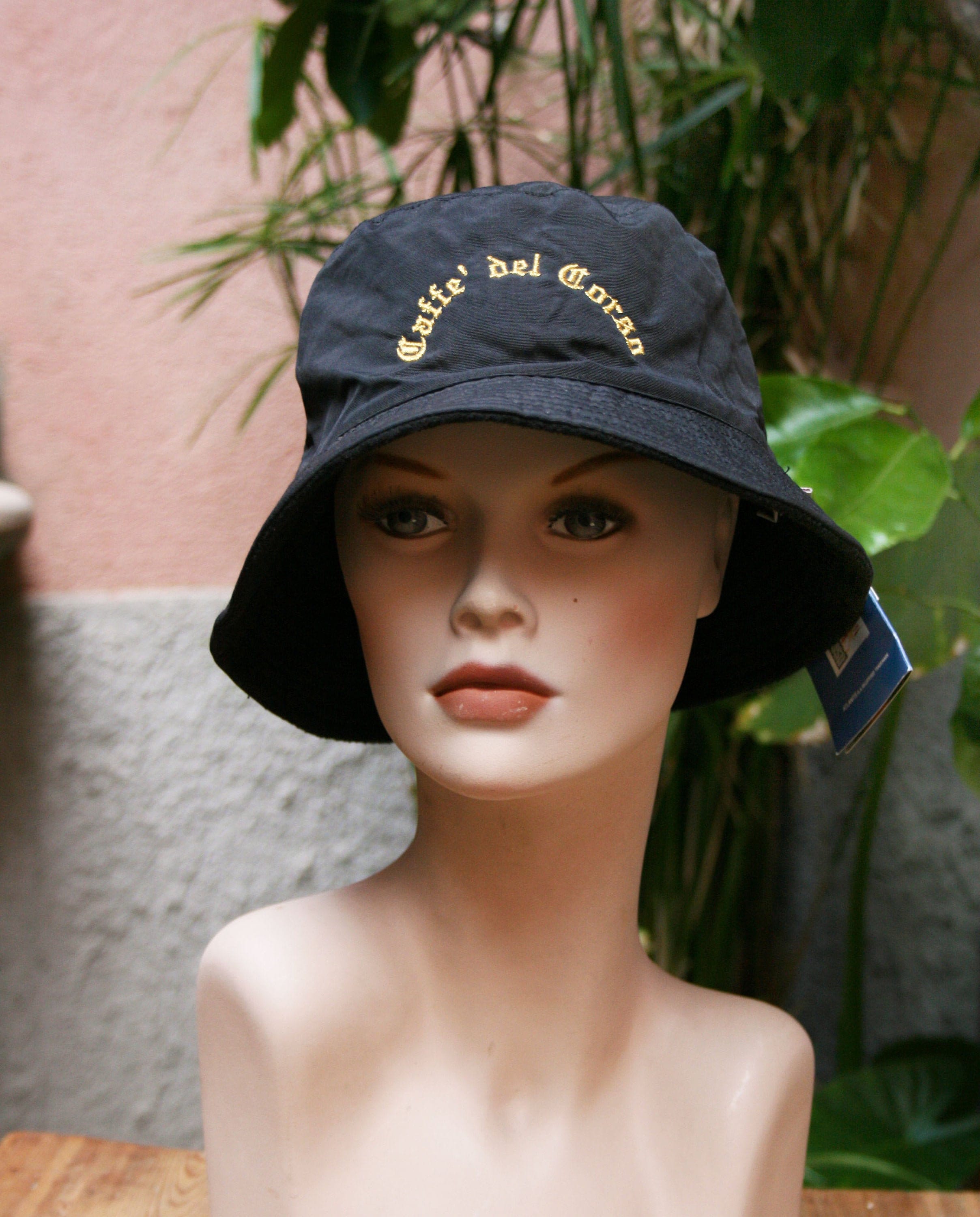 Norway 1963 Polyester Hat with Elegant Design Women Black Hats The Vesper Black Trilby. Hats for Men & Women main image 3