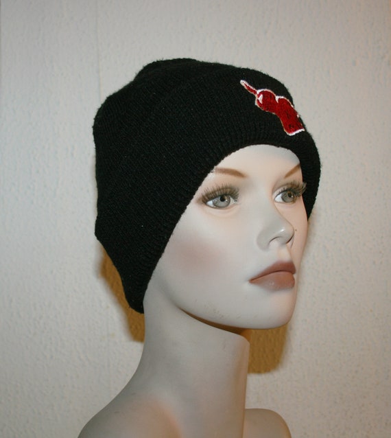 Vintage wool knitted hat - Trendy hats- Women hat… - image 2