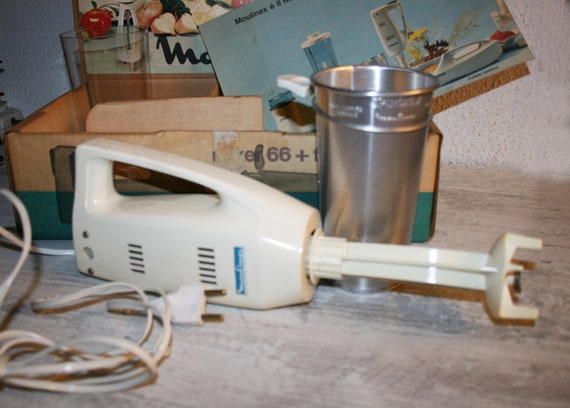 Italian Vintage 70's Handheld Mixer/blender mulinex /kitchen Equipment/  Mother's Day Gift/ Gift for Her 