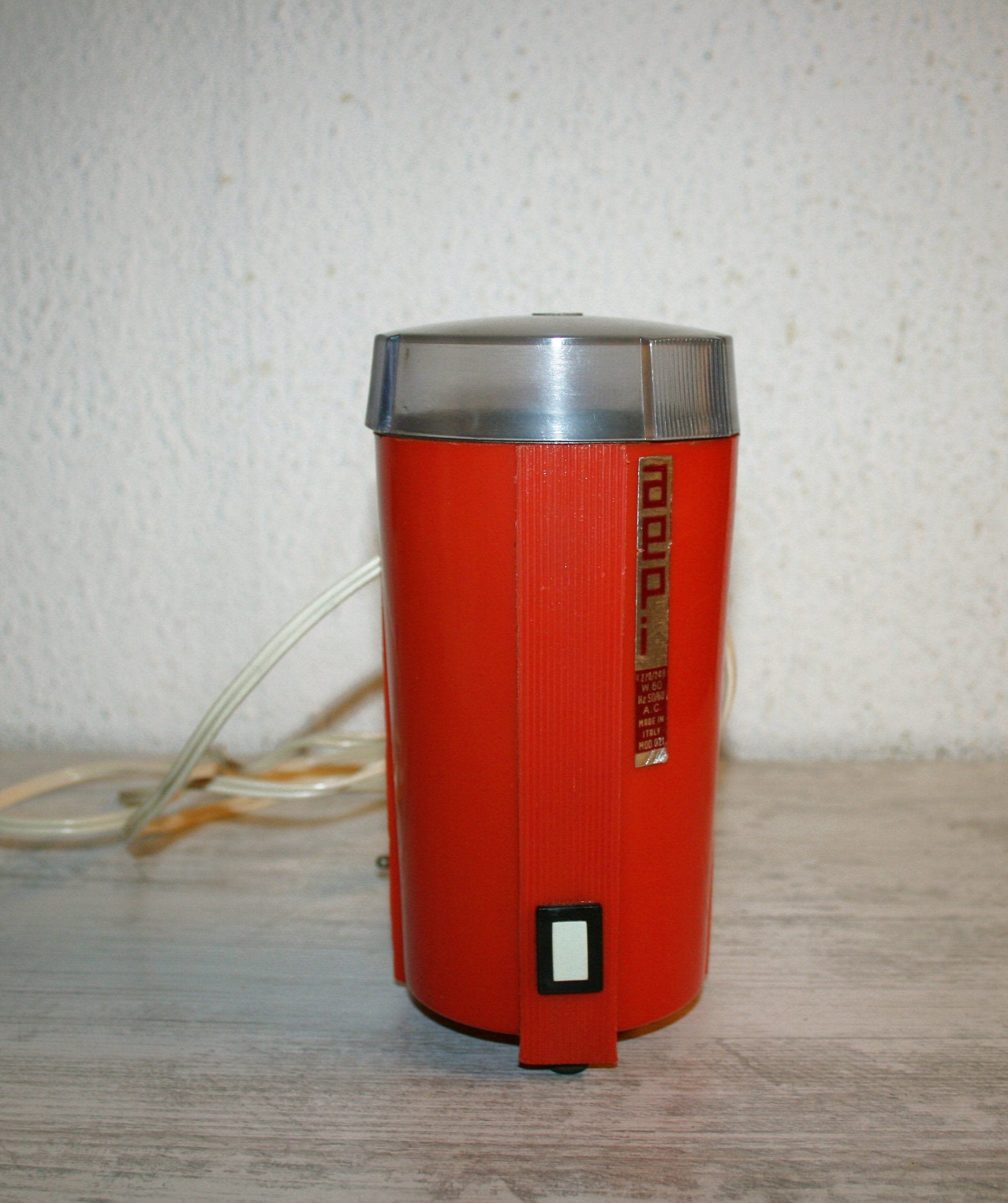 Italian Vintage 70 S Electric Coffee Grinder Aepi Brand Etsy