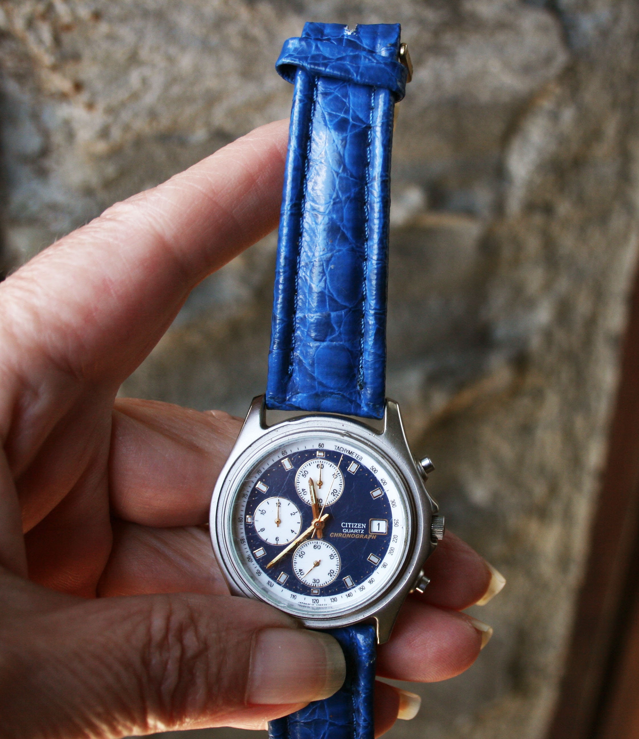 CITIZENシチズンダイバー300チタンクォーツ腕時計GN-4-Sヴィンテージ CITIZEN Quartz Chronograph GN-4-S - Men's/women's -steel Dial