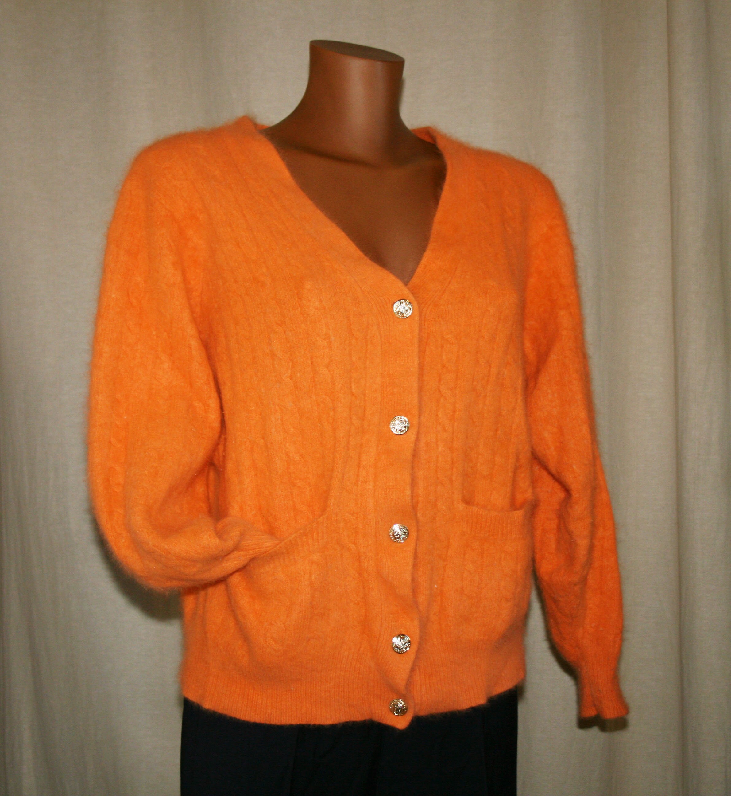 美品 D&amp;G ARCHIVE ITALY ANGOLA KNIT SWEATER Colore Italia Sweater Mens Medium Red Geometric Wool Blend