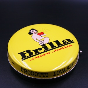 RARE!! LOVABLE Tin Box- Tin-Vintage metal box- Made in Italy- Box-Retro- Design