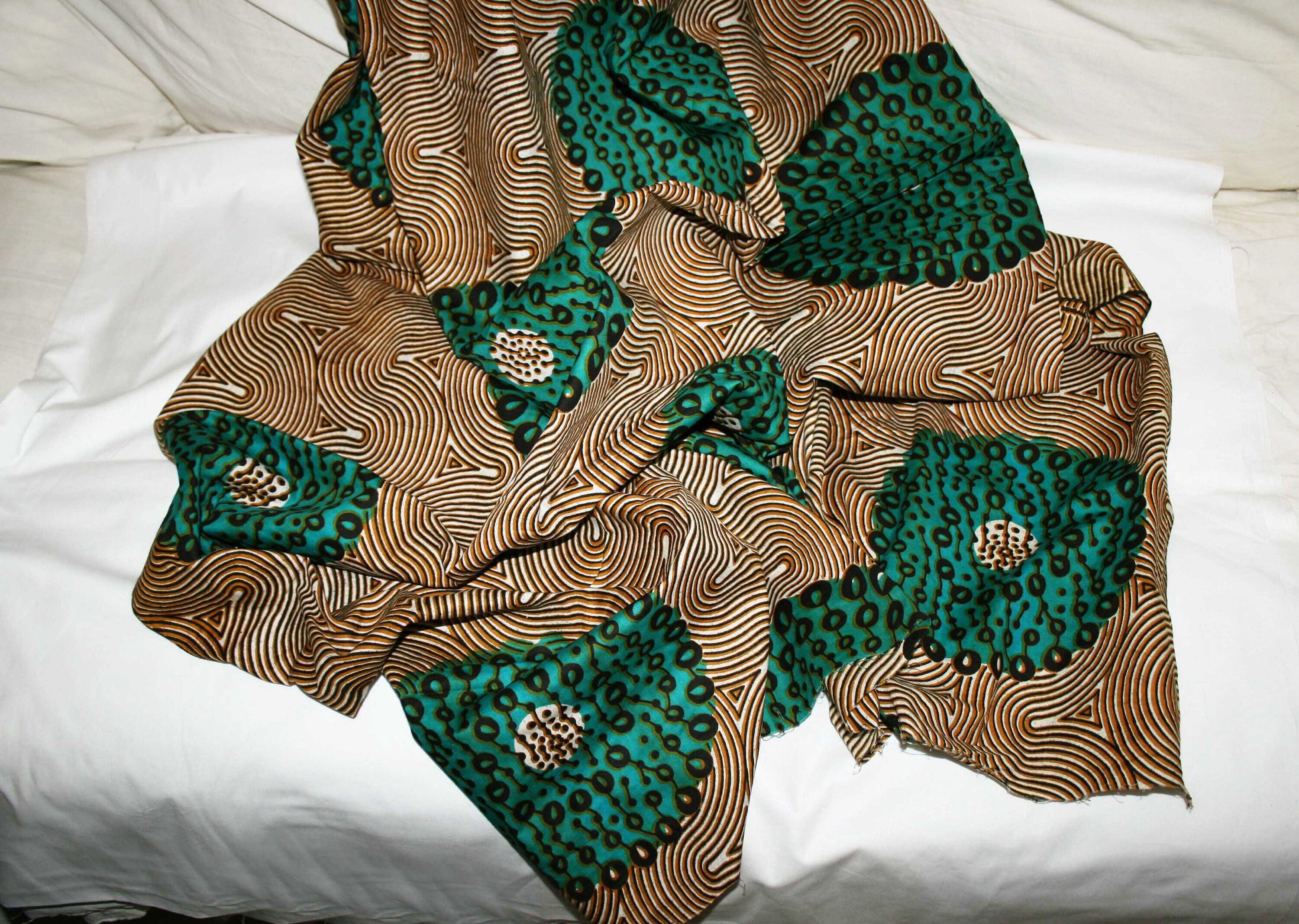 RARE!!! Vintage 80s, Fabric / African Print /african Wax
