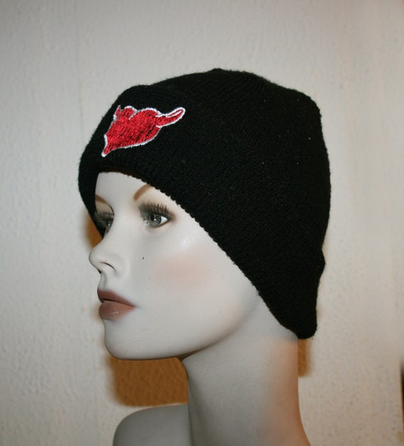 Vintage wool knitted hat - Trendy hats- Women hat… - image 3