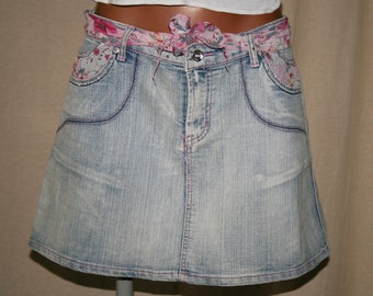 Jeans skirt- Sexy,Vintage 80s /Women's skirt /everyday skirt /Made in  Italy/Gift for her/Boho/