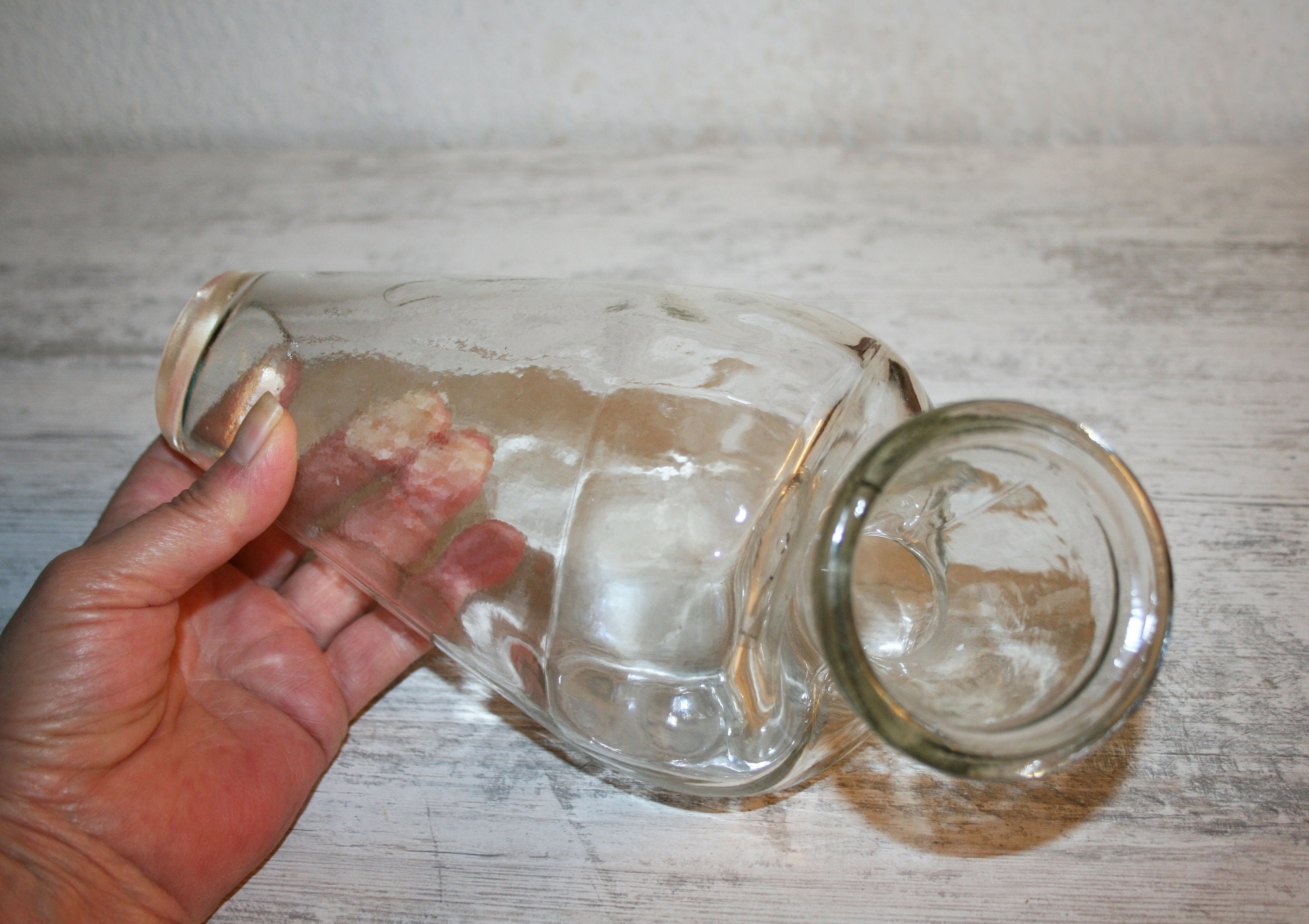 ITALIAN Vintage 60s Hospital Urinal, Medical Bedpan, Glass Bed Pan