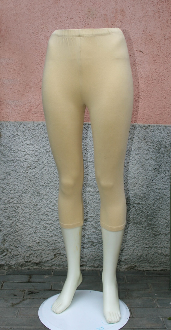Vintage 90s, Leggings, Light Canary Yellow Color /gym Yoga Pants/ Summer  Pants / Fresh Stretch Cotton /gift for Her -  Canada