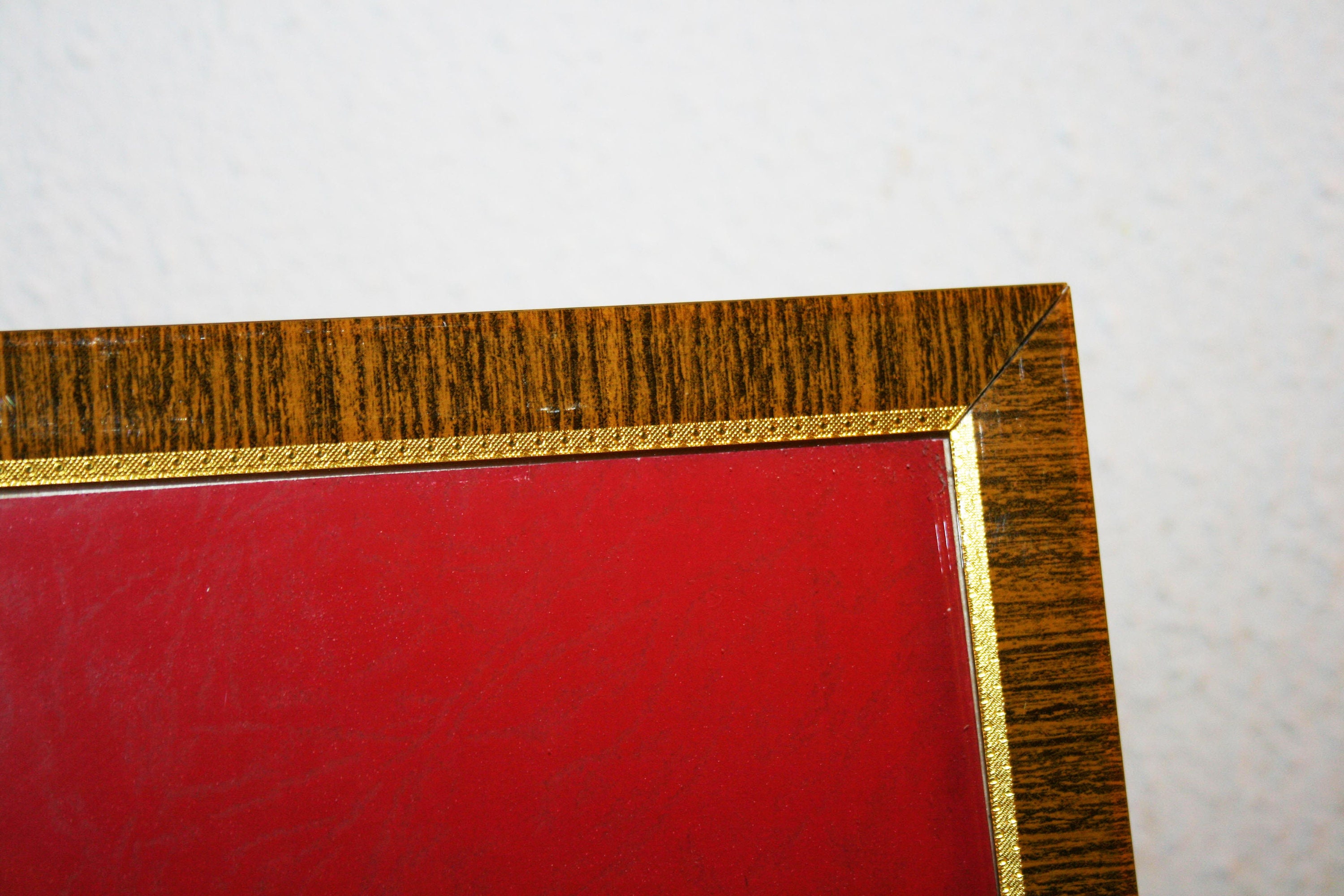 Table Photo Frame, Rectangular Shape, Bakelite, Wooden Pattern ...