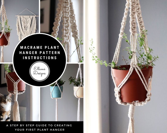 Macrame DIY Small Plant Hanger Kit for Beginners, Birthday Gift Idea, Craft  Kit Box, Do It Yourself Pack for Teenagers and Adults 