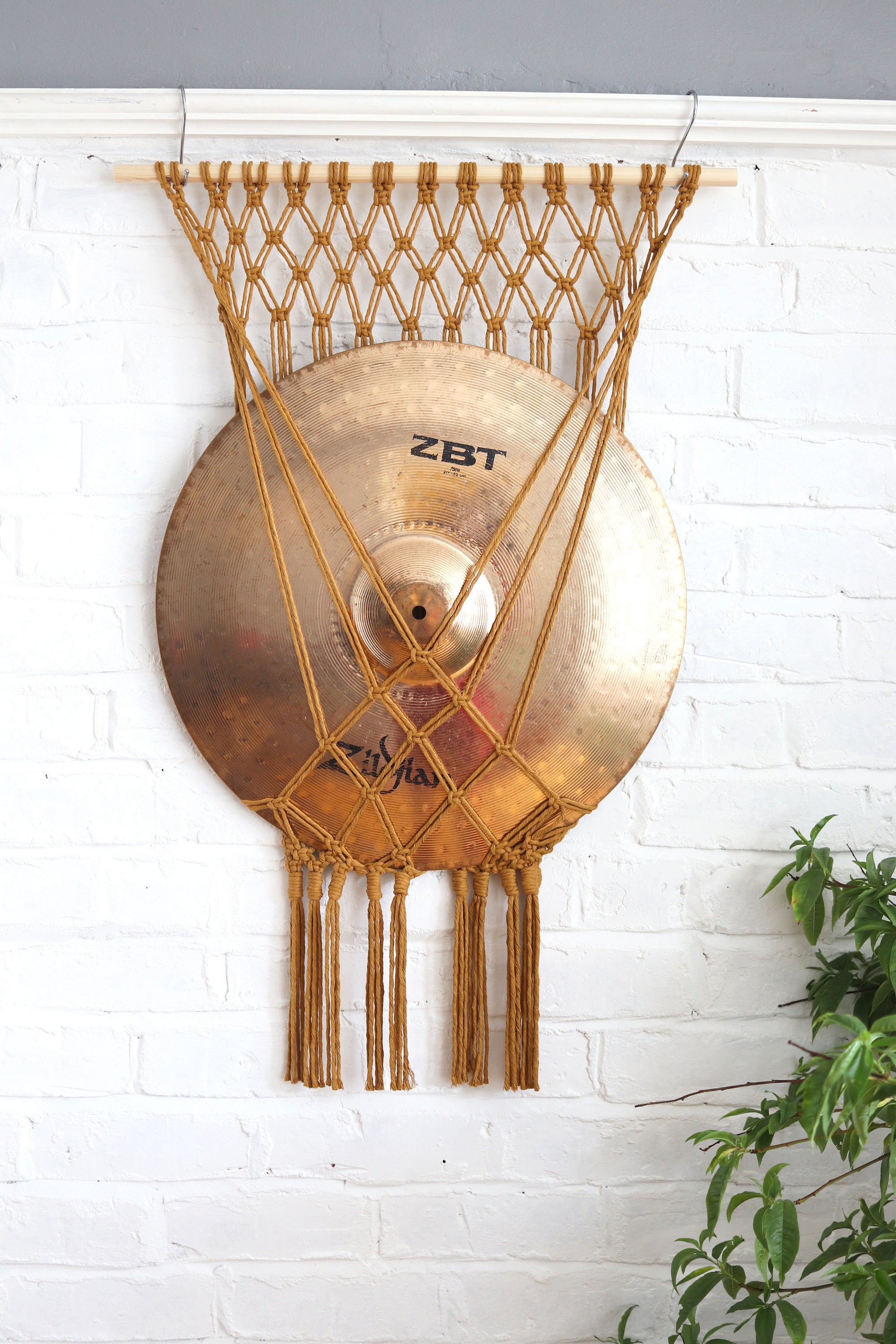 Macrame Cymbal Drum Holder Stand Handdrum Percussion Holder Etsy