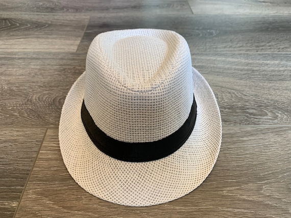 White Trilby Hat