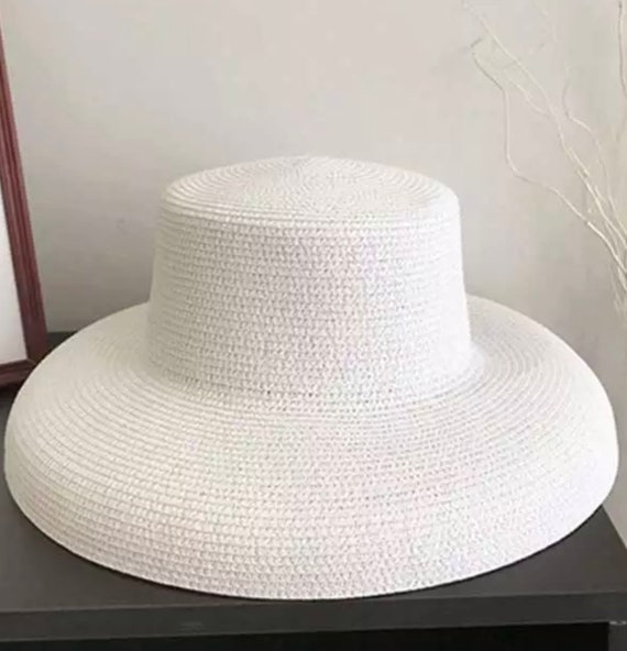 Salemodern Bucket Straw Hat. Straw Sun Hat. Bucket Summer Hat for Women.  Straw Hat. Women Beach Hats. Adjustable Size Hat -  Canada