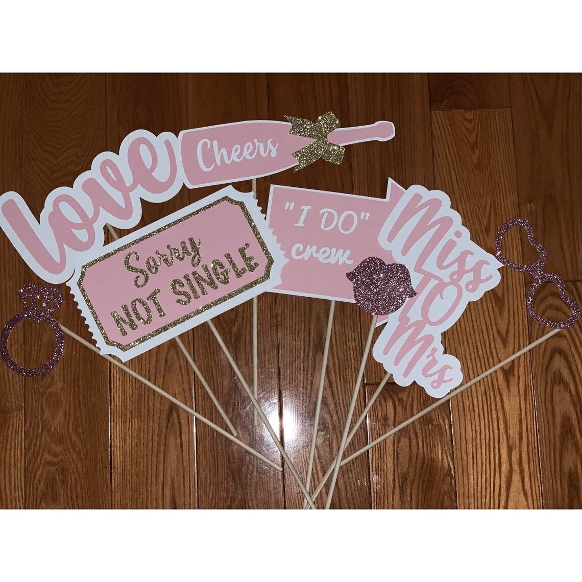 Bridal Shower Photobooth Props Etsy