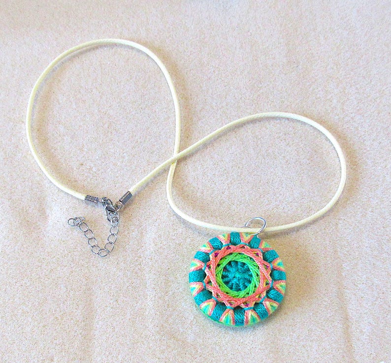 Thread Cutter Medallion Handmade Dorset Style Medallion, Handwoven Thread Medallion, Dorset ...