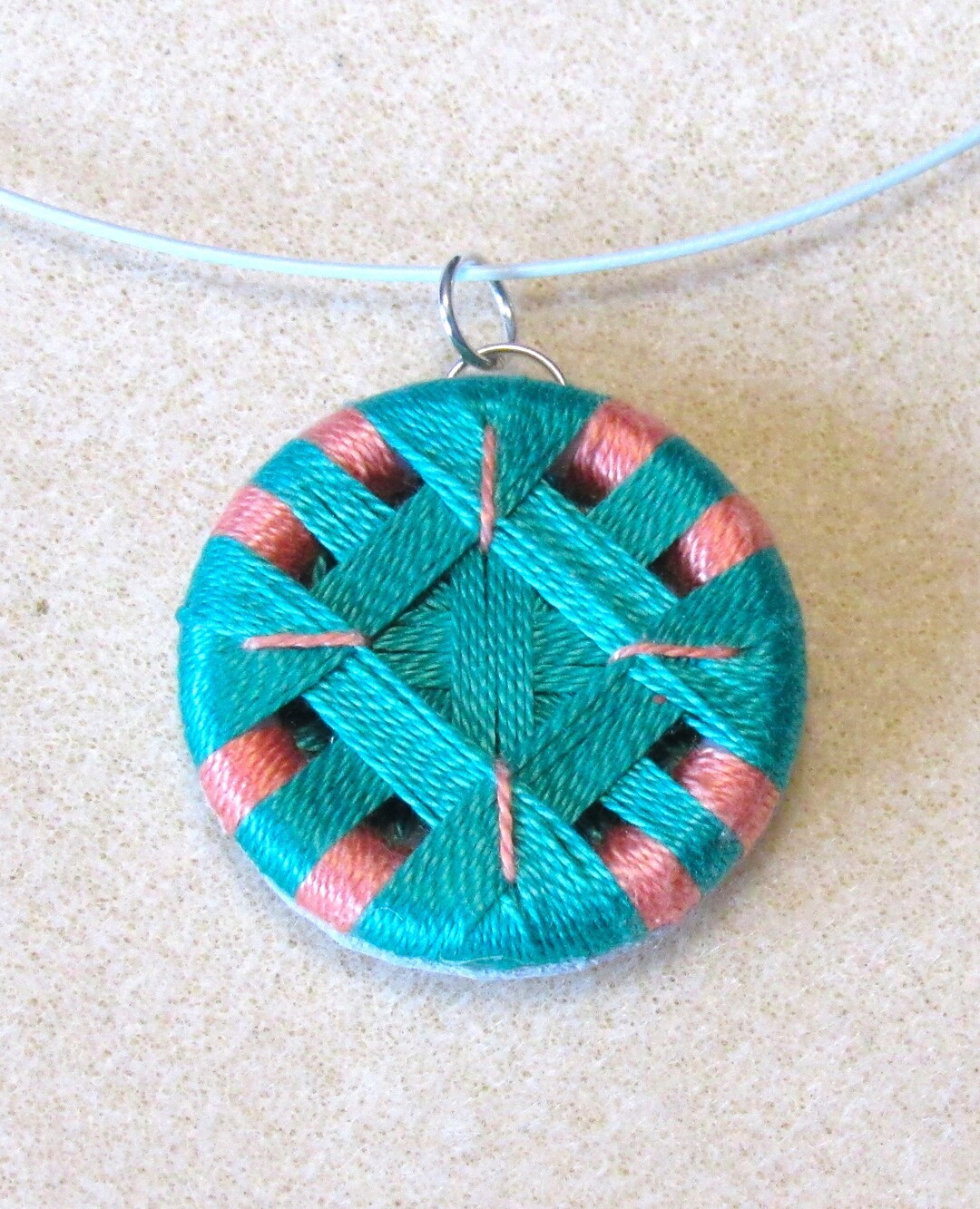 Thread Cutter Medallion Handmade Dorset Style Medallion, Handwoven Thread Medallion, Dorset ...