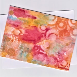 Hand painted card, Watercolor cards, handmade cards, note cards, water color art, greeting cards, nature cards