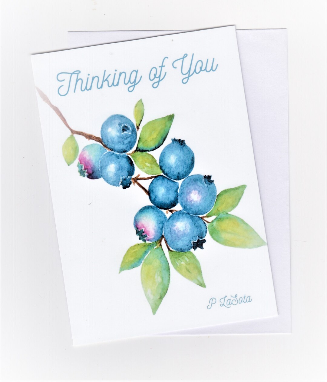 Thinking of You Card, Hand Painted Card, Watercolor Cards, Handmade ...