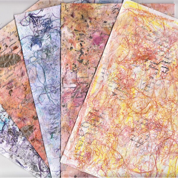 Digital textured papers,  faux handmade papers, altered papers, printable papers, journal backgrounds, mixed media supply, collage papers