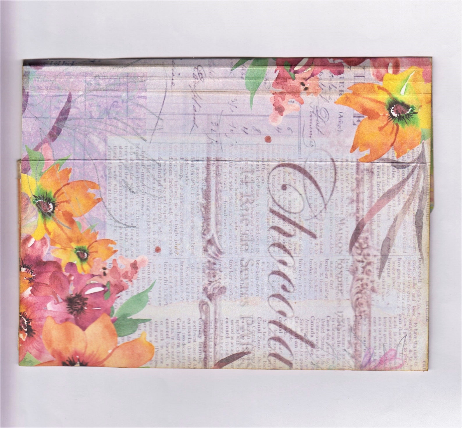 Journal Folio Expandable Folio. Journal Ephemera Journal Etsy