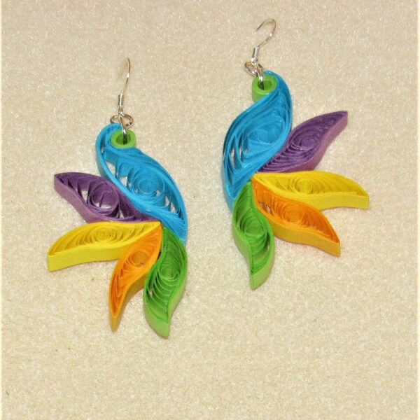 Paper Quilling Earrings Etsy