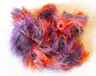 Fiber beads, handmade beads, textile beads, yarn beads, jewelry supply, craft supply