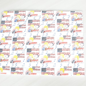 Snoopy Independence Day Flag Placemat | American Flag Placemat, Kitchen Table Setting, 4th of July, Patriotic, Snoopy, Washable Mat, USA