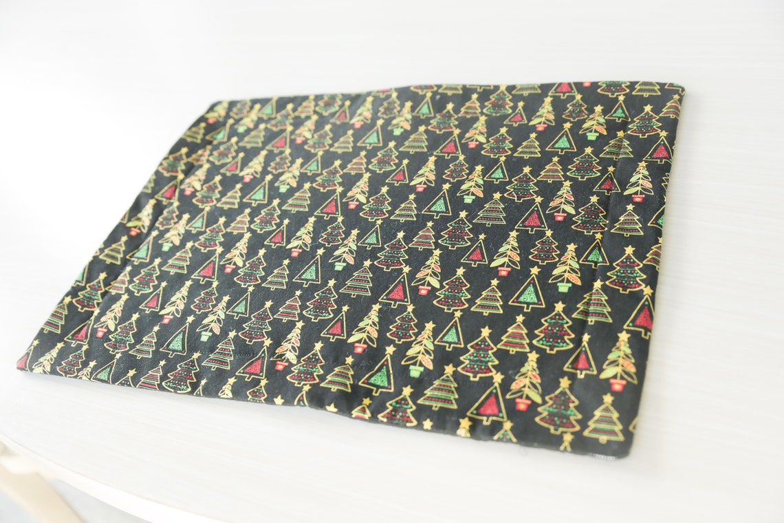Christmas Tree Quilted Placemat set of 2 Dinner Placemat Etsy